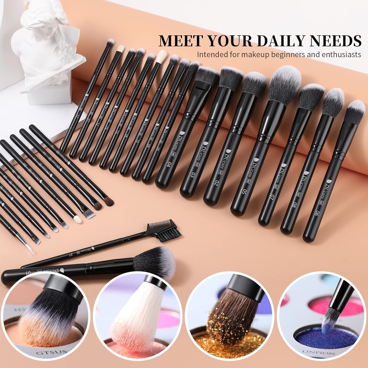 Professional Makeup Brushes Set 27Pcs